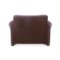 Maralunga Aubergine Purple Armchair from Cassina, Image 9