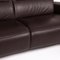 Himolla Dark Brown Leather Sofa 2