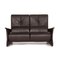 Himolla Dark Brown Leather Sofa, Image 1
