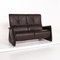 Himolla Dark Brown Leather Sofa 6