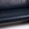 Leolux Tango Dark Blue Leather Sofa 2