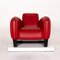 DS 57 Red Leather Armchair by de Sede 5