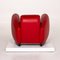 DS 57 Red Leather Armchair by de Sede 8