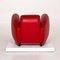 DS 57 Red Leather Armchair by de Sede, Image 8