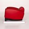 DS 57 Red Leather Armchair by de Sede 9