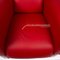 DS 57 Red Leather Armchair by de Sede 3