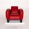 DS 57 Red Leather Armchair by de Sede 6