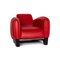 DS 57 Red Leather Armchair by de Sede 1