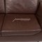 Dark Brown Leather Sofa by Ewald Schillig 4