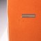 Portofino Leather Armchair from Minotti with Orange Stool, Set of 2, Image 5