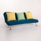 Blau-Gelbes Sofa von Brühl & Sippold 7