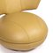 Ocher Yellow Leather Armchair from Cinque Machalke 3