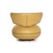 Ocher Yellow Leather Armchair from Cinque Machalke 9