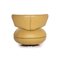 Ocher Yellow Leather Armchair from Cinque Machalke, Image 9