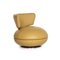 Sessel aus gelbem Leder von Cinque Machalke 2