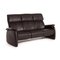 Dark Brown Leather Sofa by Willi Schillig 5