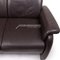 Dark Brown Leather Sofa by Willi Schillig 3