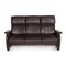 Dark Brown Leather Sofa by Willi Schillig 6