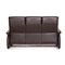Dark Brown Leather Sofa by Willi Schillig 8