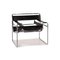 Wassily Black Leather Armchair from Knoll International 1