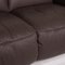 Cubic Brown Leather Sofa from Joop!, Image 2