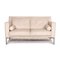 Cream Leather Sofa by Walter Knoll 1