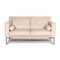 Cream Leather Sofa by Walter Knoll, Image 1