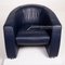 Rolf Benz Leather Armchair Blue 3