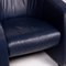 Rolf Benz Leather Armchair Blue 2