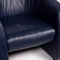 Rolf Benz Leather Armchair Blue, Image 2