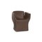 Bloomy Moroso Dark Brown Leather Armchair by Patricia Urquiola 1