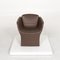 Bloomy Moroso Dark Brown Leather Armchair by Patricia Urquiola 6