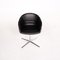 Kyo Black Leather Armchair by Walter Knoll 8
