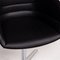 Kyo Black Leather Armchair by Walter Knoll 2