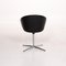 Kyo Black Leather Armchair by Walter Knoll 10
