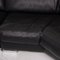 Medea Black Leather Sofa from Artanova 2