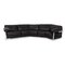 Medea Black Leather Sofa from Artanova 1