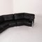 Medea Black Leather Sofa from Artanova 9