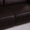 Vanda Brown Leather Sofa from Koinor 2