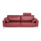 Ego Red Wine Leather Sofa by Rolf Benz 8