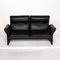 Scala Black Leather Sofa 7