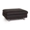 Who's Perfect Fabric Anthracite Gray Ottoman, Image 1