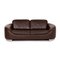 Dark Brown Leather Sofa by Ewald Schillig 2