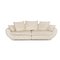 Nieri Cream Leather Sofa 1