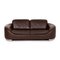 Dark Brown Leather Sofa Set by Ewald Schillig, Set of 2, Image 2