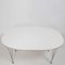 White Super-Elliptic Table by Piet Hein and Bruno Mathsson, 1996, Image 4