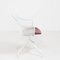 Luta White and Red Leather Swivel Chair by Antonio Citterio for B&B Italia, 2004 3