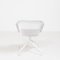 Luta White & Red Leather Swivel Chairs by Antonio Citterio for B&B Italia, Set of 6 8