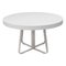 Ava White Round Extendable Dining Table by Thibault Desombre for Ligne Roset 1