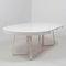 Ava White Round Extendable Dining Table by Thibault Desombre for Ligne Roset 7